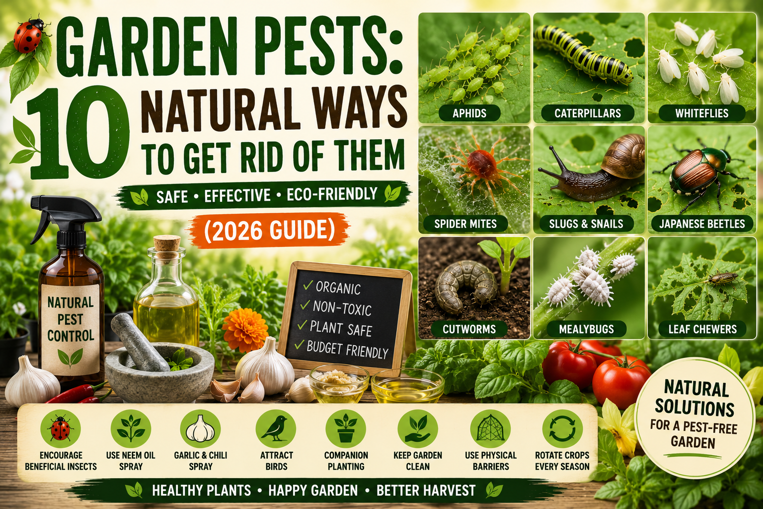 Garden Pests: 10 Natural Ways to Get Rid of Them (2026 Guide)