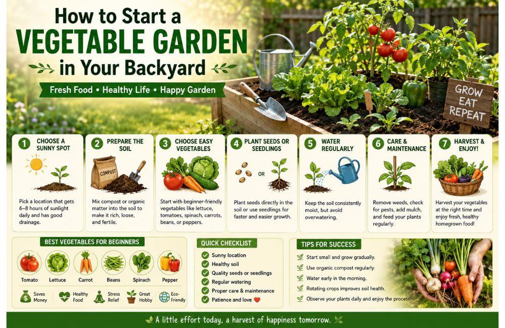 How to Start a Vegetable Garden in Your Backyard
