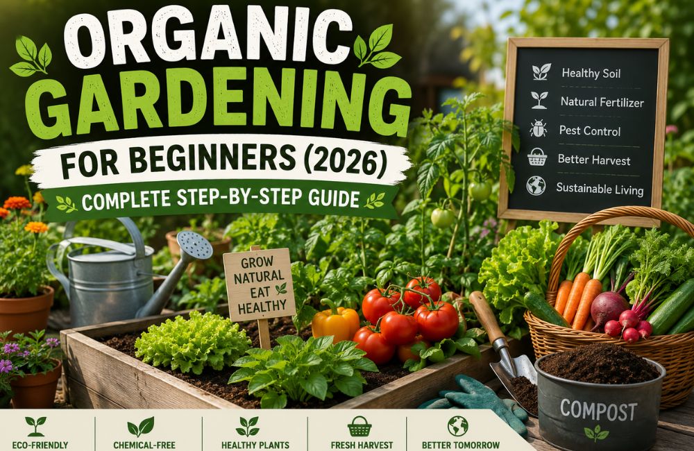 Organic Gardening for Beginners (2026): Complete Step-by-Step Guide