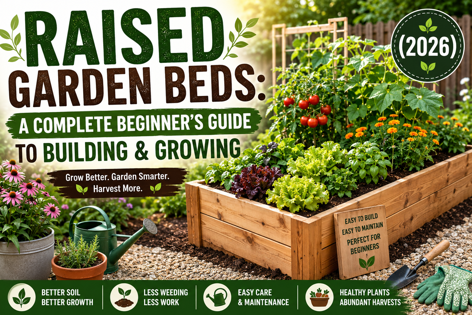 Raised Garden Beds: A Complete Beginner's Guide to Building & Growing (2026)