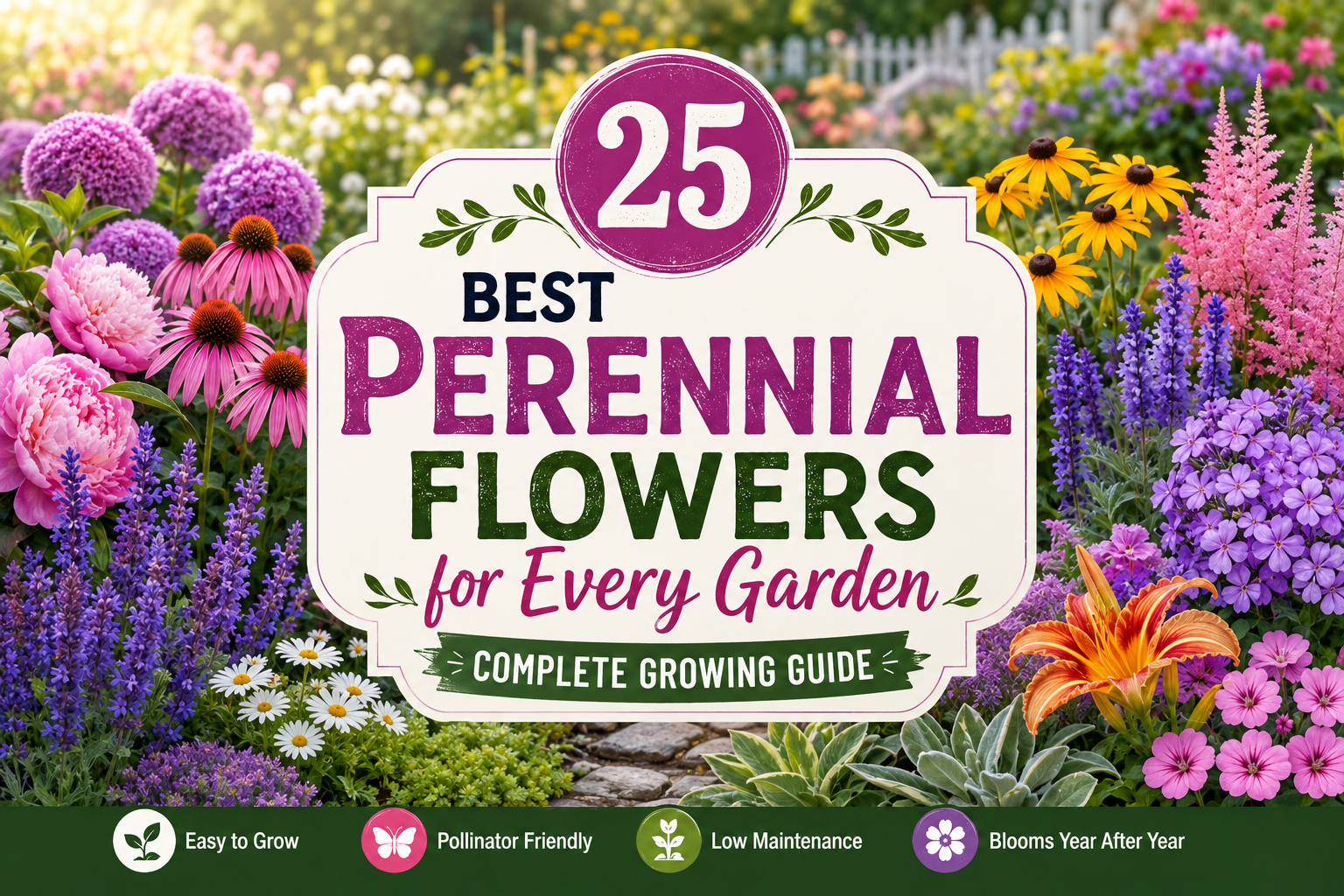 25 Best Perennial Flowers for Every Garden | Complete Growing Guide